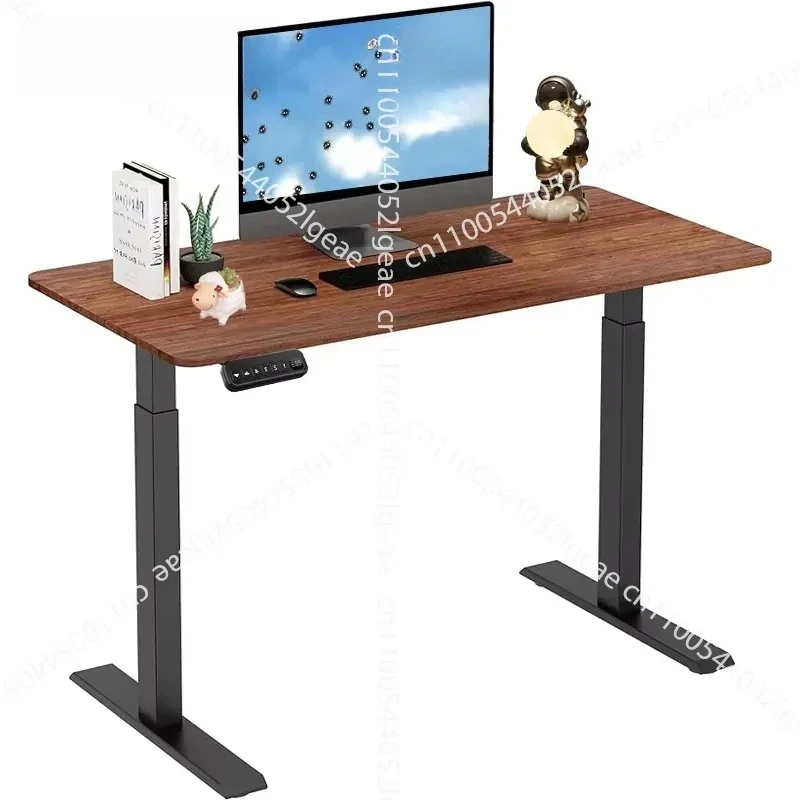 Heavy-duty dual-motor standing desk frame with a load-bearing capacity of 120 kg, stable electric sit-up office base