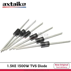 20PCS 1500W TVS Diode 1.5KE180CA 1.5KE200CA 1.5KE220CA 1.5KE250CA 1.5KE300CA 1.5KE400CA 1.5KE440CA 180V 200V 220V 350V 400V 440V