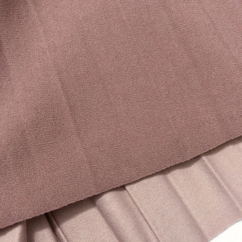 Elegant skirt womens 2021 Autumn  High-Waisted Pleated Skirt Multicolor Long Commute A- line midi Skirt womens Office Lady