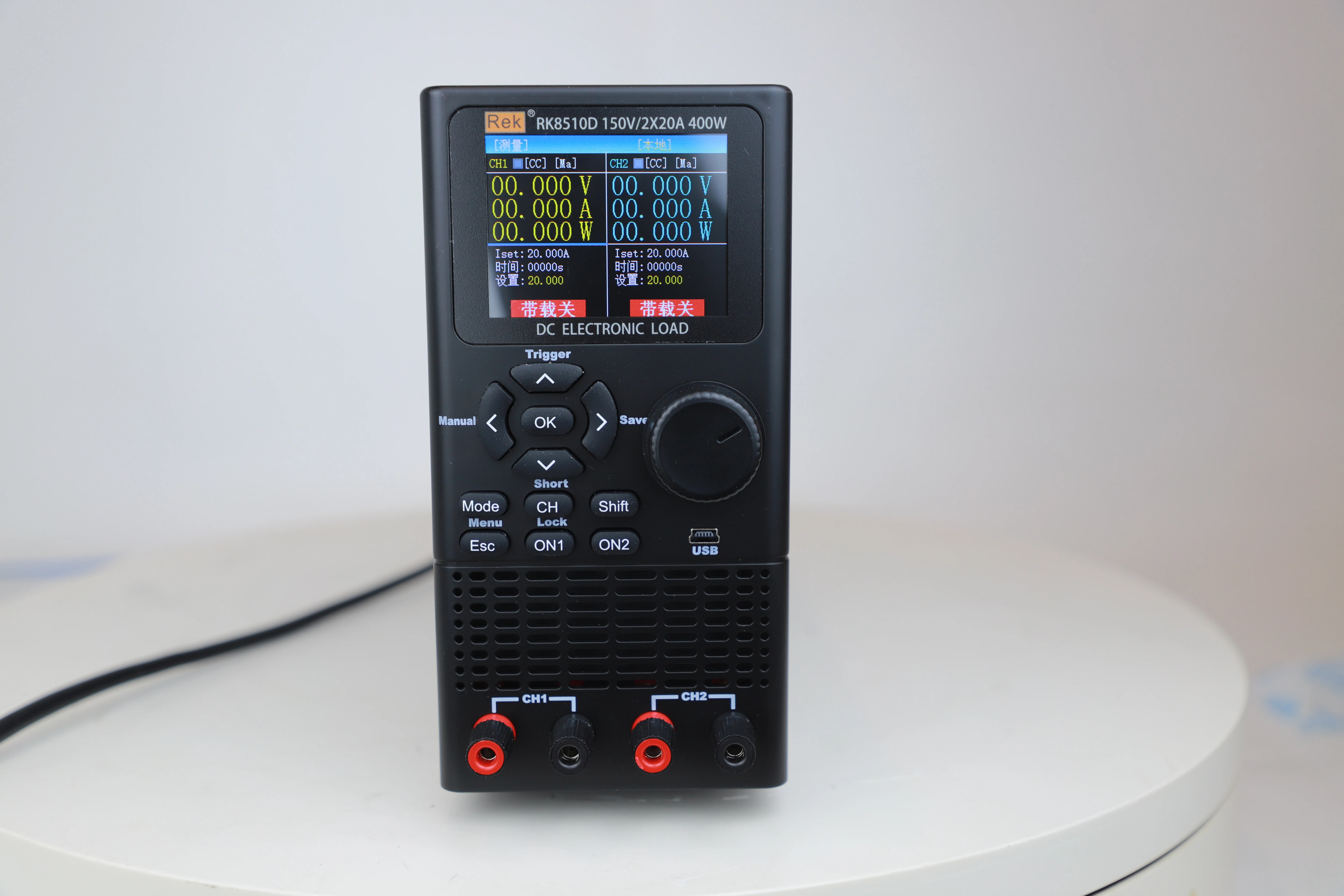 

Rek RK8510A DC Electronic Load Tester 150V 20A 200W Safe and High Quality DC Electronic Load for Battery Check