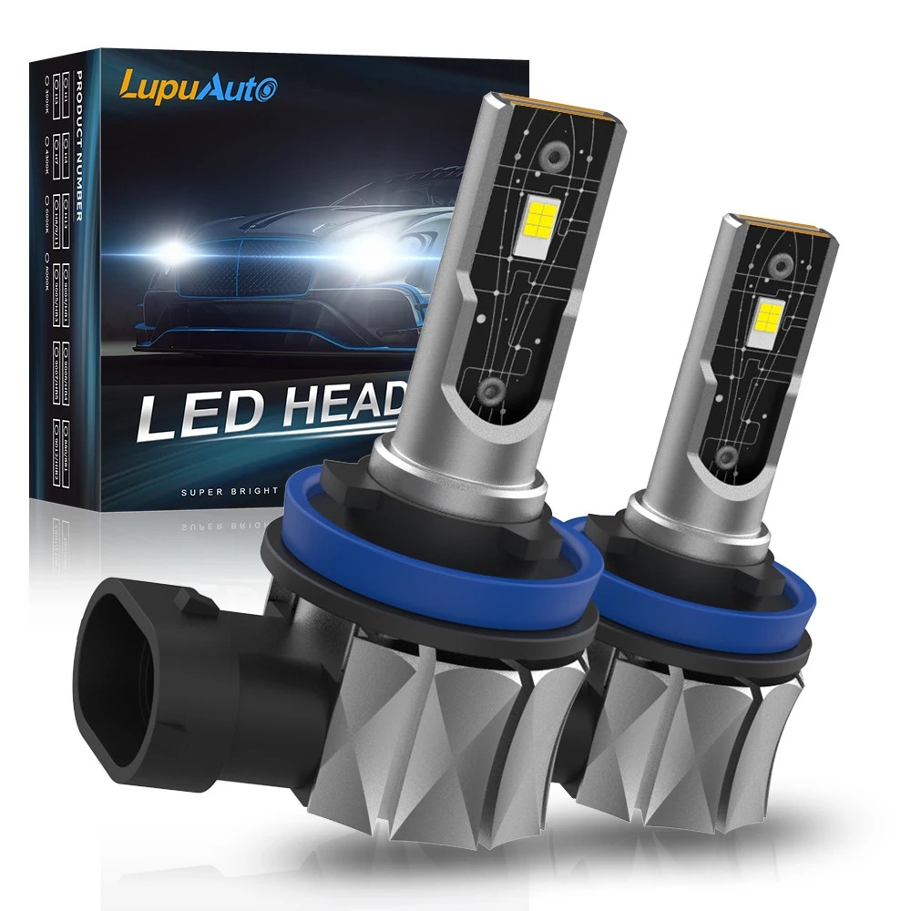 16000LM H11 Fog LED Lamp Bulbs light Canbus H8 H16JP 9005 HB3 9006 HB4 Car LED Headlight Bulbs for Toyota Skoda Ford Lada