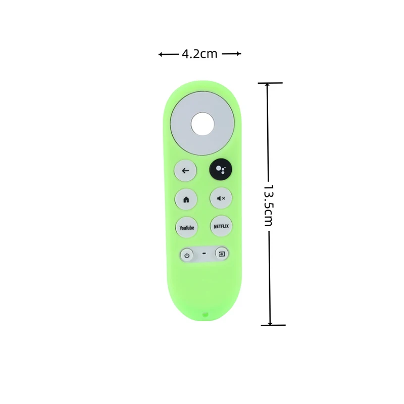 Casing silikon jarak jauh TV, pelindung silikon tahan guncangan Remote suara TV menyala dalam gelap tahan air tahan debu