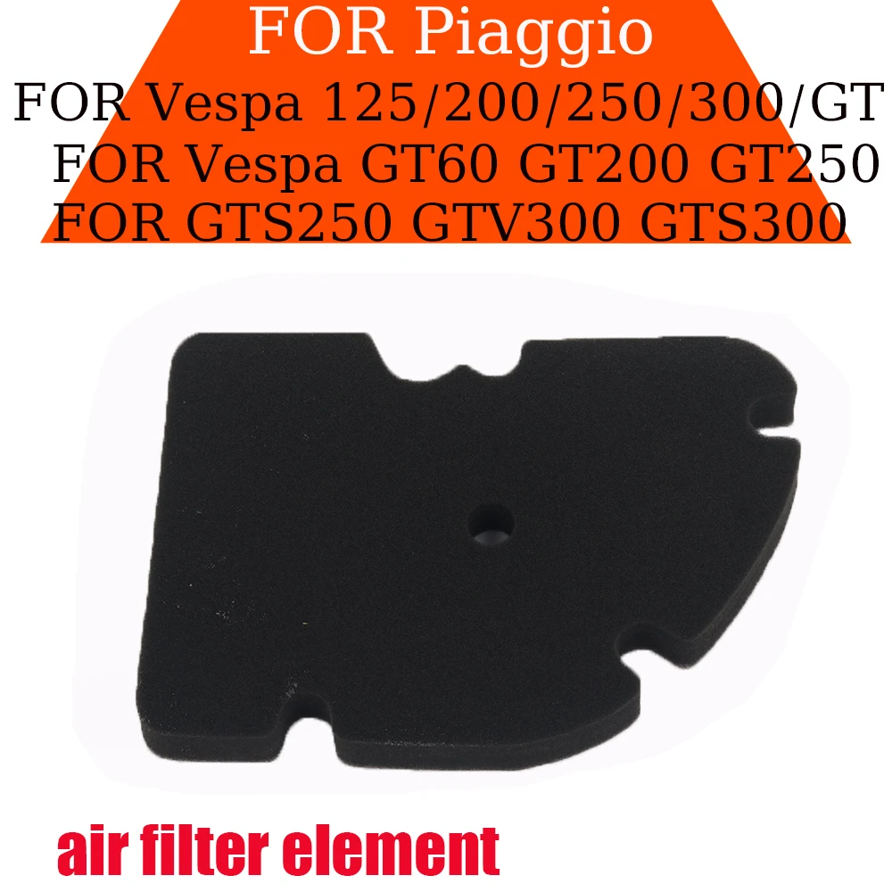 Motorcycle Air Filter For Piaggio Vespa 125 200 250 300 GT L 200 GTS GTV MP3 super sport GT60 GT200 GT250 GTS250 GTV300 GTS300