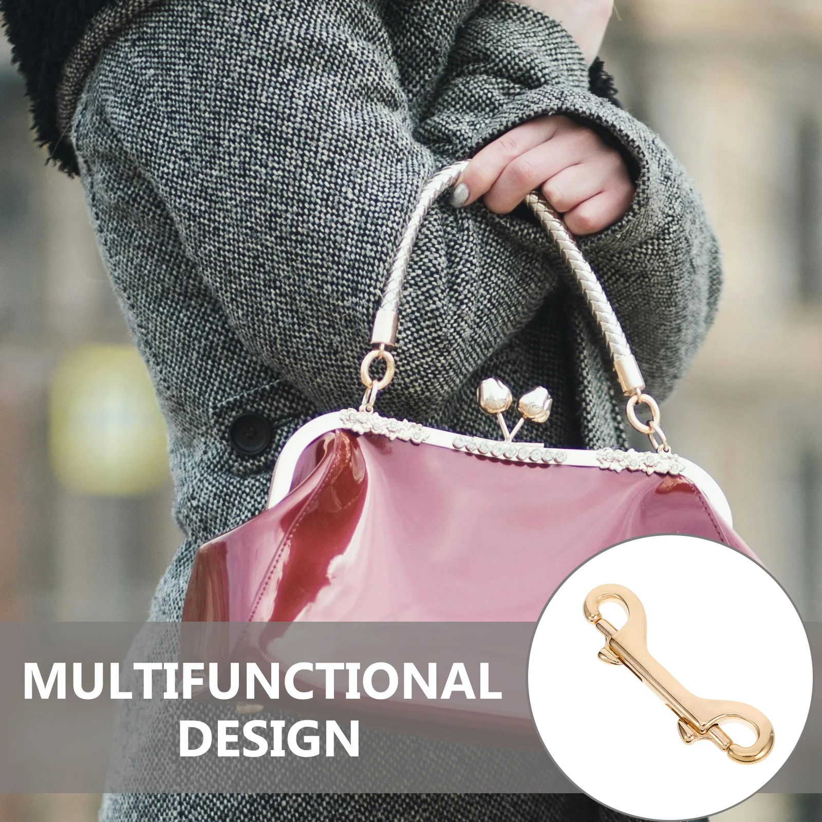 

Brass Lobster Clasp Snap Hook For Bag Straps Connectors Oval Swivel Trigger Clip Fastener Purse Belt Webbing Bag Lobster