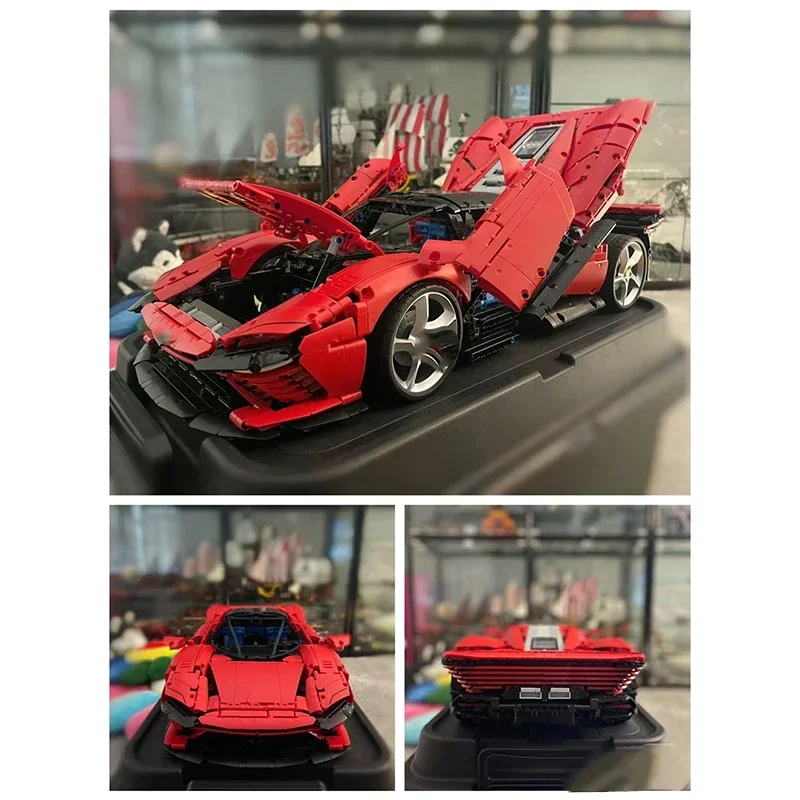 Sportwagenmodel Bouwstenen Sets Kerstcadeaus Compatibel met Legoed Particles 42115 42083 42172 42056 42143