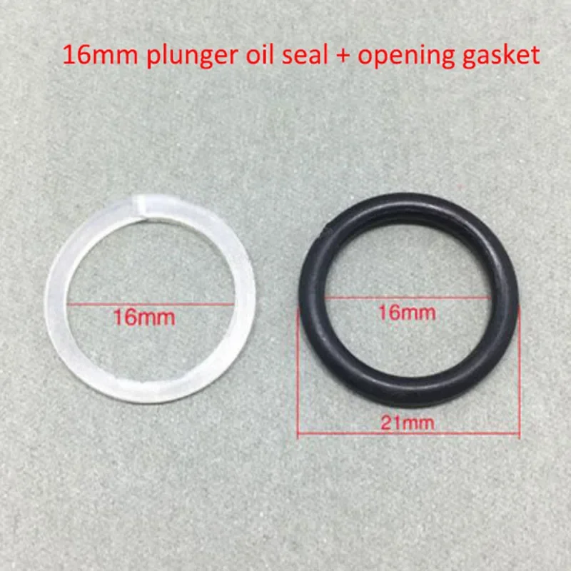 3 Ton Horizontal Hydraulic Jack Accessories 13/15/16mm Oil Seal Sealing Ring Soft Rubber Oil Seal 1Pair