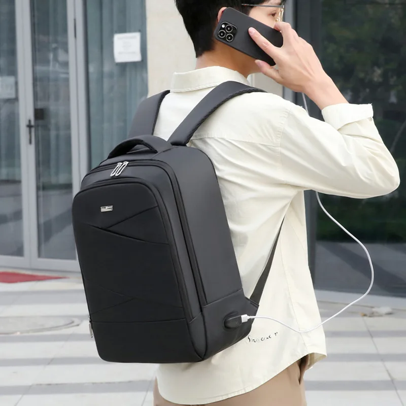 New computer backpacks in Europe and America, multi-functional shoulder bags, large-capacity business simple commuting backpacks