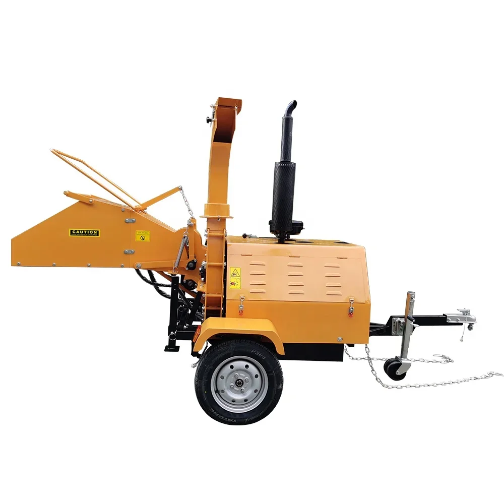 Heavy Duty Industrial Wood Shredder Crusher Machine Machinery Diesel 40hp 50hp For Garden