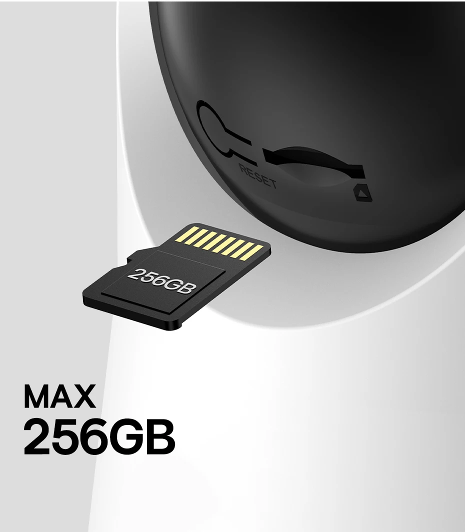 Baseus 5MP 3K WiFi IP-Kamera 2,4G/5G Wireless Indoor Sicherheitsschutz Schwenk- und Neigefunktion 8-facher Digitalzoom Mini-Kamera-Überwachungskameras – Detail 15