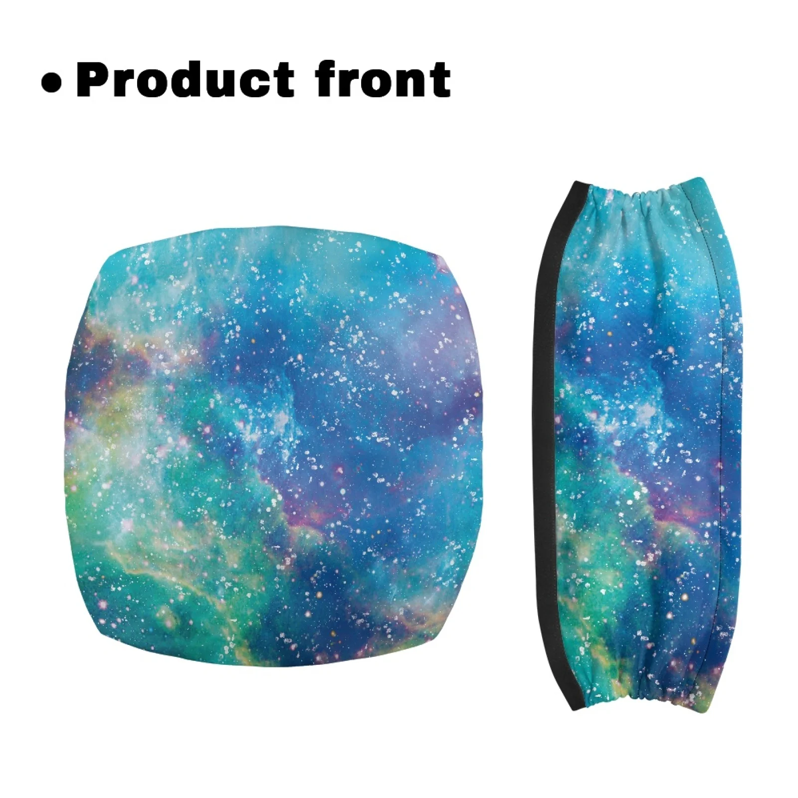 Coloranimal Galaxy Print 2 Pcs Walker Seat Cushion Protective Cover Walker Seat Set for Senior Ladies