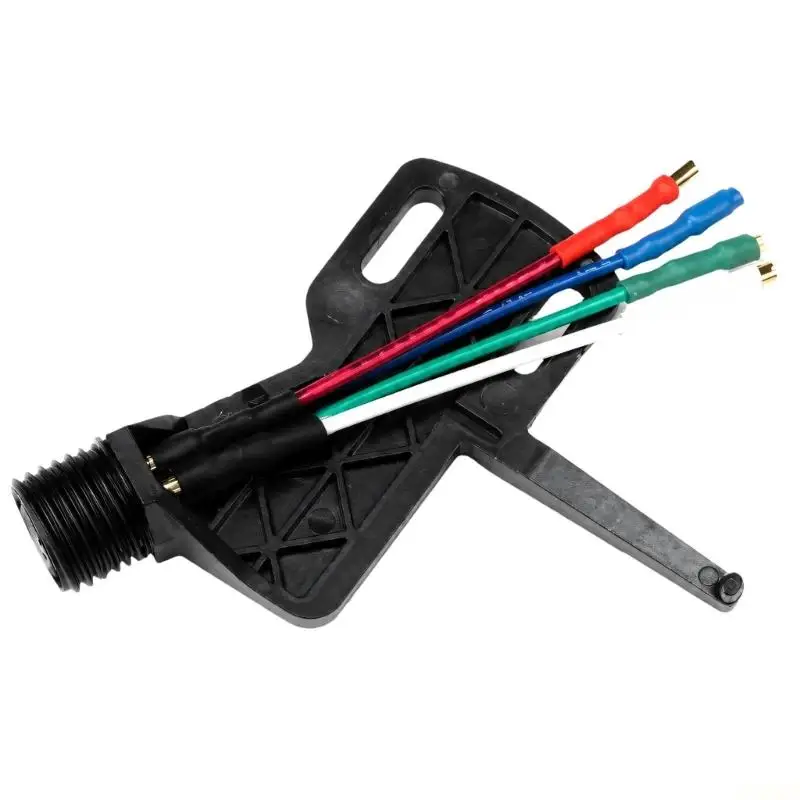 B03F Metal Turntable Headshell Support Arm with Threaded End and Slotted Plate