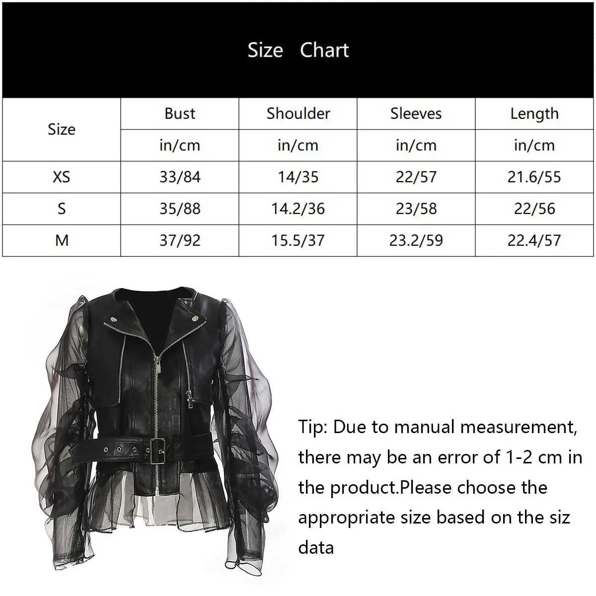 New Fashion PU Faux Leather Vest Women\'s Steampunk Grunge Vintage Lace Mesh Crop Top Sexy Sleeveless Slim Motorcycle Jacket