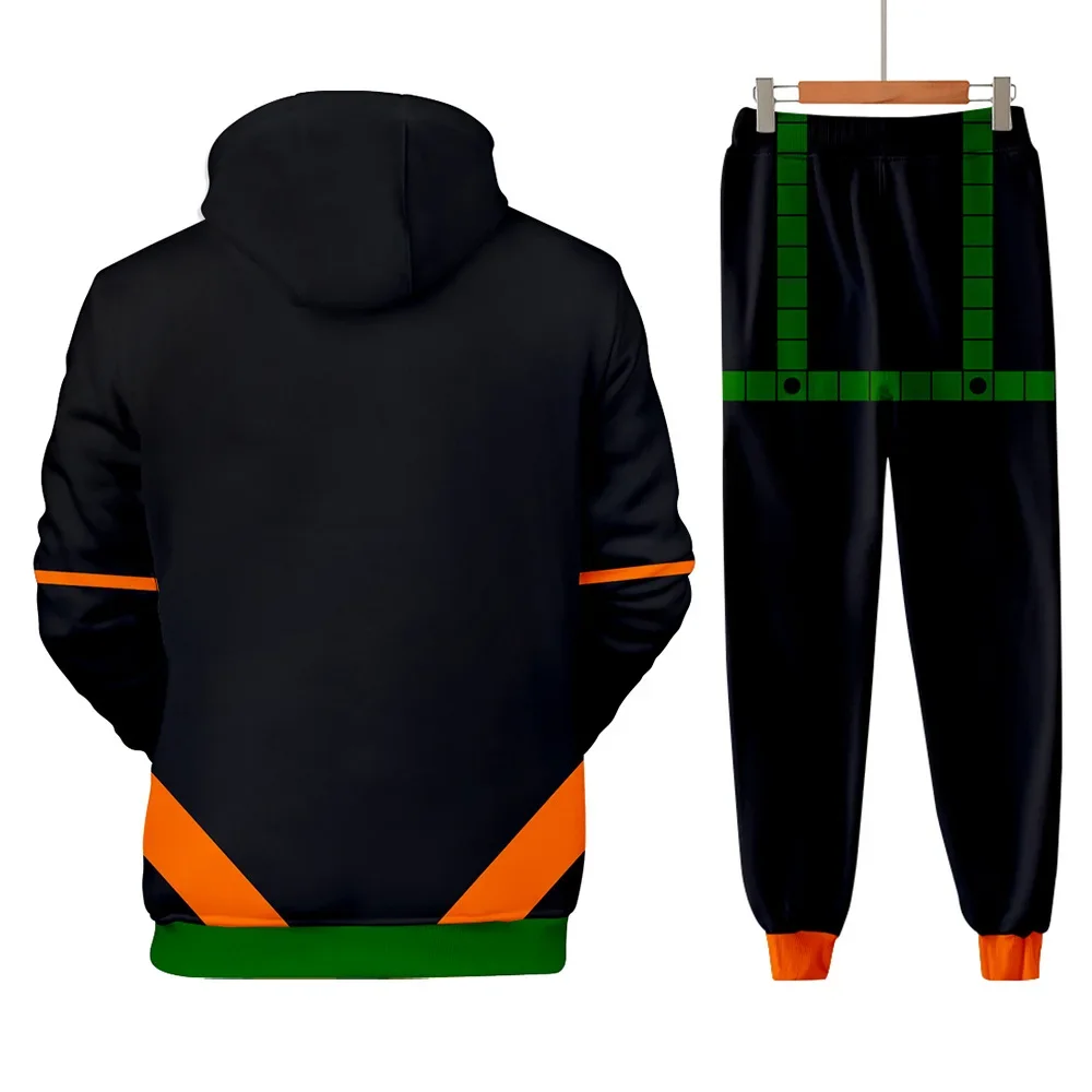 Anime My Hero Academia Bakugou Katsuki 3D Print Hood Hoodie Kirishima Eijiro Pullover Midoriya Izuku Sweatshirt