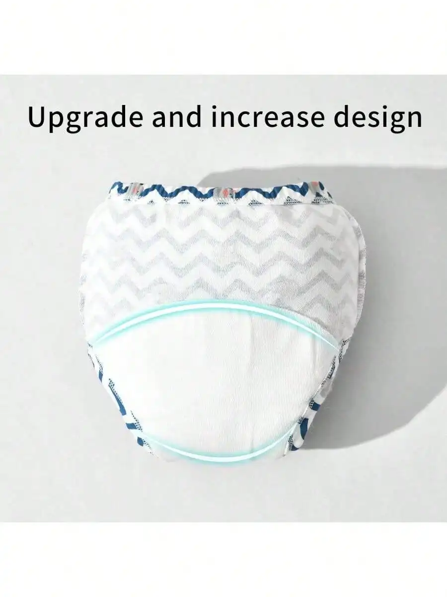 6 قطع من سراويل تدريب الأطفال، حفاضات قماشية للتدريب على استخدام المرحاض، سراويل تدريب صديقة للبشرة ومريحة - قابلة للغسل في الغسالة وقابلة لإعادة الاستخدام، ملابس داخلية للتدريب على المرحاض للأولاد والبنات، هدية مثالية للأطفال.