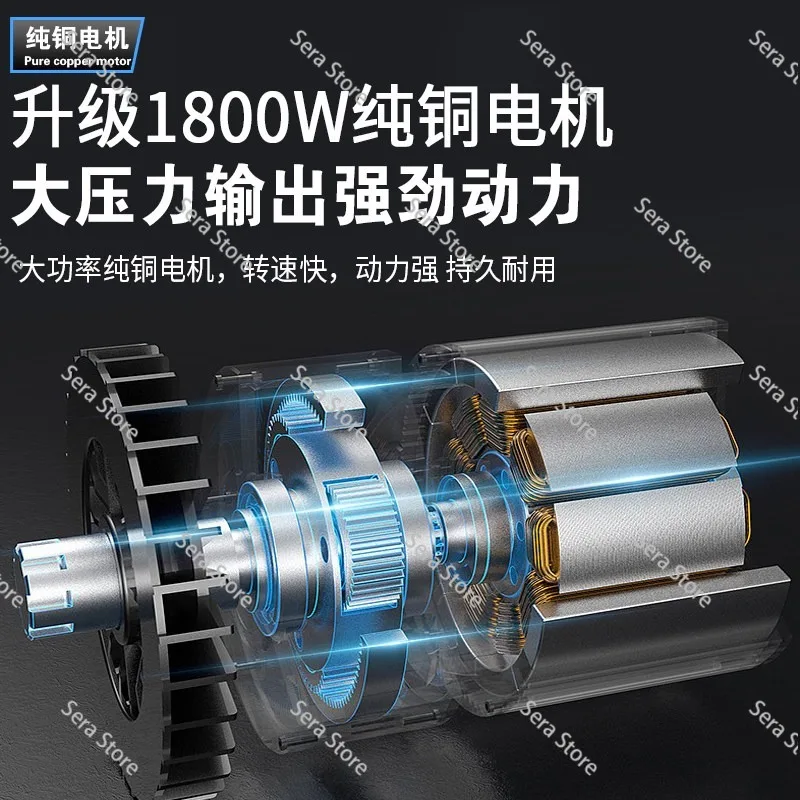 Electric hydraulic punching machine Portable small lithium battery angle iron channel steel opening machine
