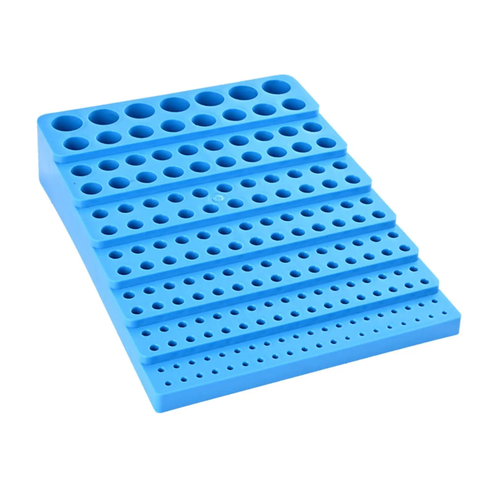 Versatile Tool Organizer PP Material 187 Hole Bit Holder Milling Cutter Dispenser Space Saving Storage Case for Shop
