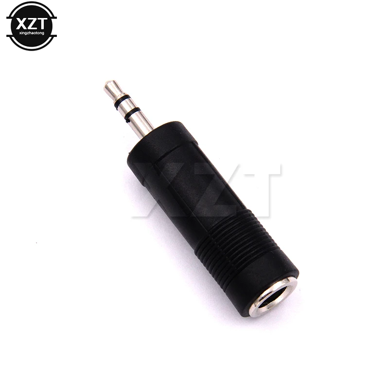 

1pcs New 6.5 to 3.5 Earphone Adapter 3.5mm to 6.5mm Male to Female Plug Stereo Audio Connector Converter