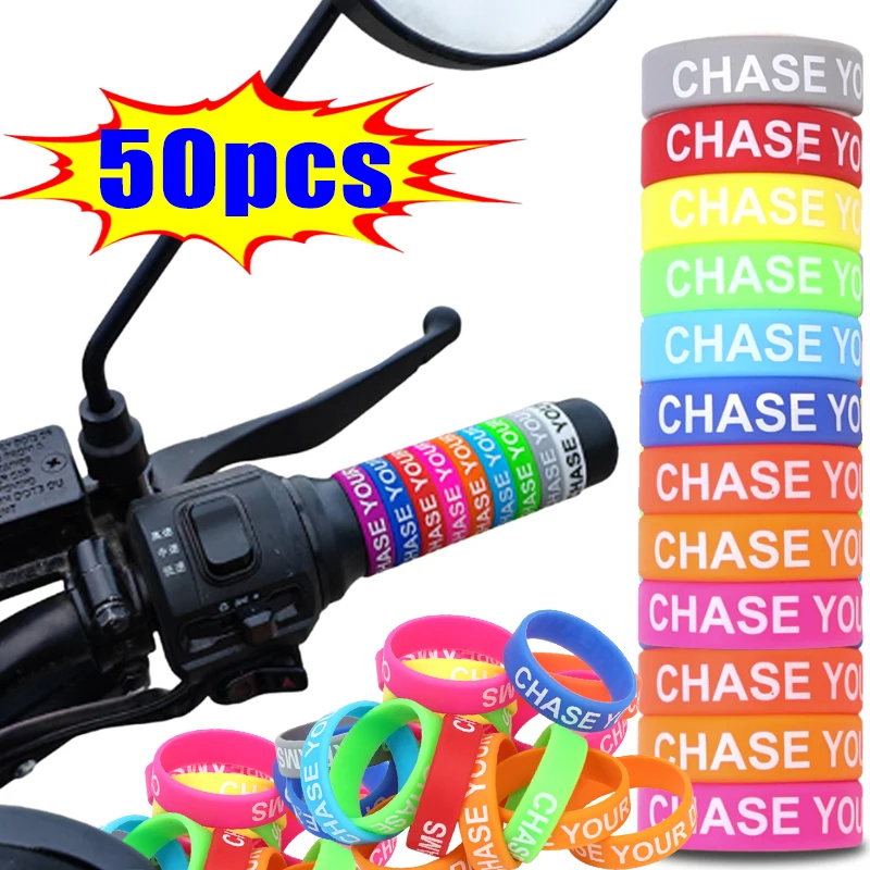1~50PCS Motorcycle Electric Bikes Handlebar Protection Covers 30mm Silicone Nonslip Electric Bike Handlebar Cover Anti Slip Ring