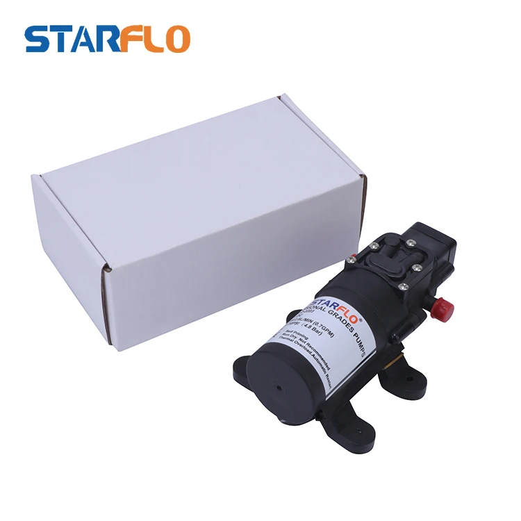 

Equipment Smart Library FLO-2203 Electric Battery Powered Agricultural Irrigation Low Noise 12V DC Pressure Portable Garden Back