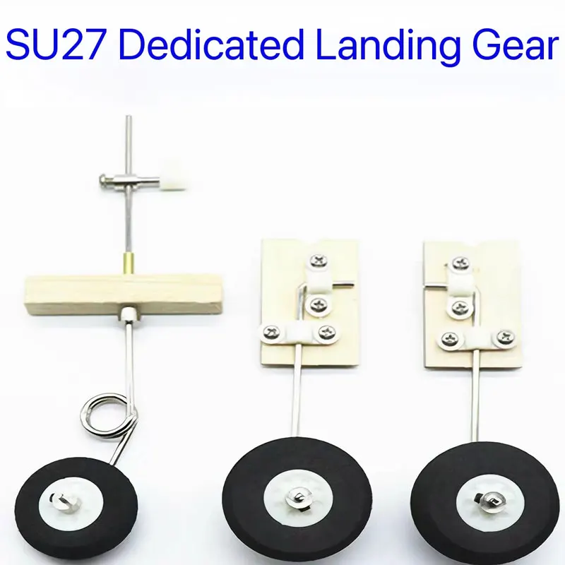 

Su27 landing gear model airplane remote control aircraft KT magic board fixed wing steering wheel shock-absorbing steel wire