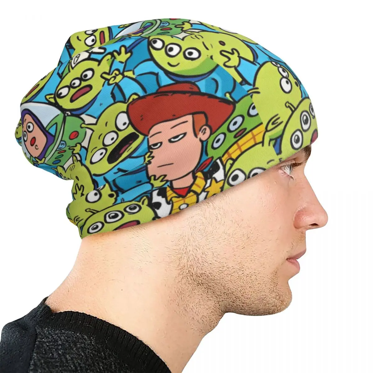 Toy Story Cappello a cuffia Cool Street Skullies Berretti Cappello Personaggi animati animati per uomo Donna Berretti elastici termici caldi