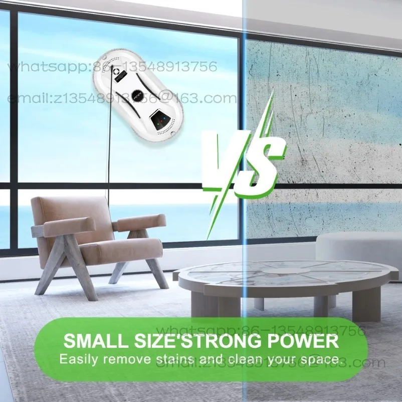 Ultra Thin Robot Vacuum Cleaner, Window Cleaning Robot, Glass Window Cleaner, Household Use view 2