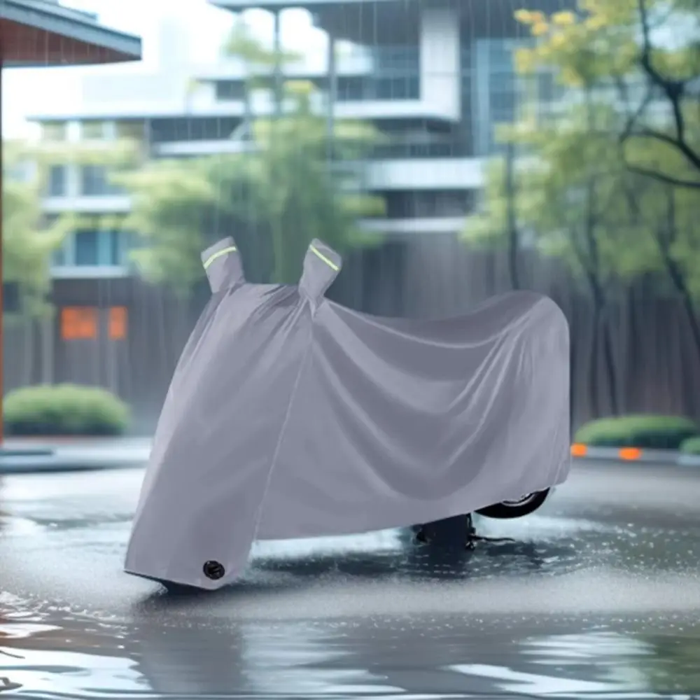 Waterproof Electric Vehicle Rain Cover Reflective Strap Anti-Rainstorm Motorcycle Raincoat Lightweight Thickened - Image 4