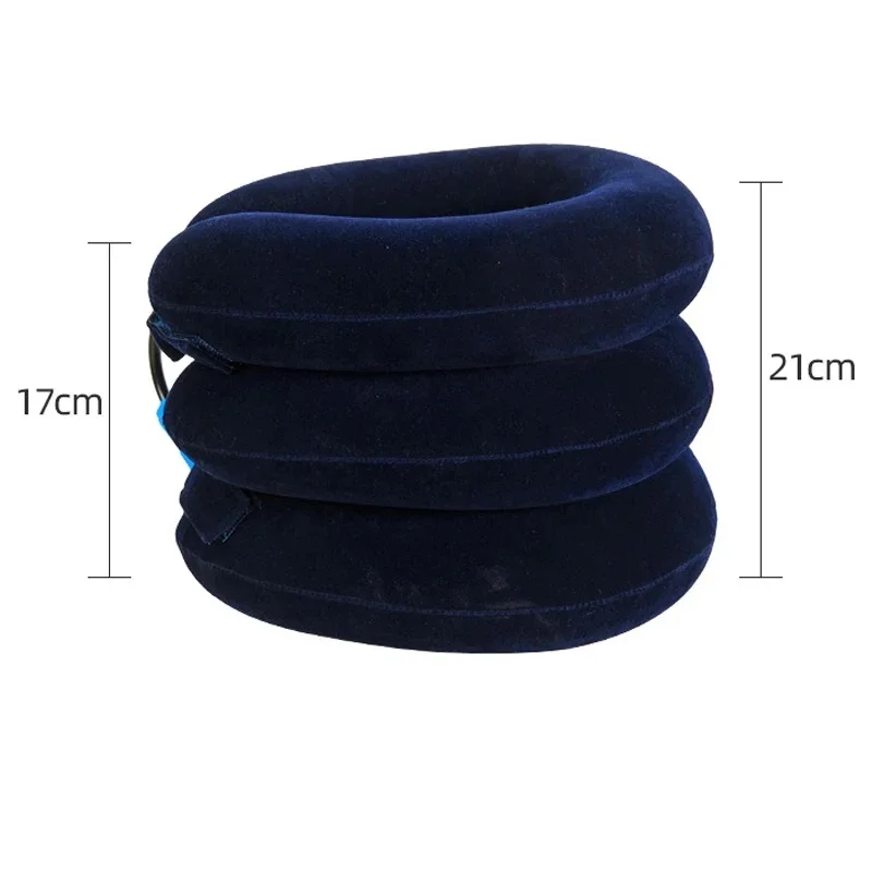 Inflatable Air Neck Traction Device Neck Stretcher Orthopedic Pillow Collar Adjustable Neck Support For Spine Alignment And Neck