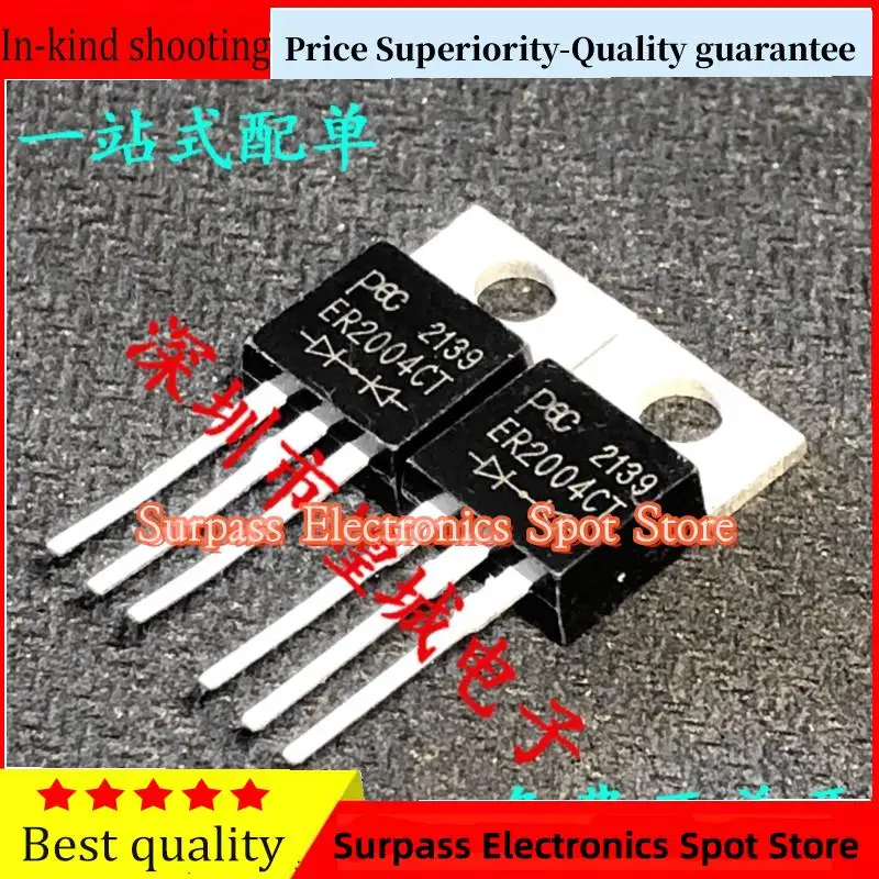 10PCS-100PCS  ER2004CT  TO-220 MOS 400V 20A  Price Superiority-Quality guarantee