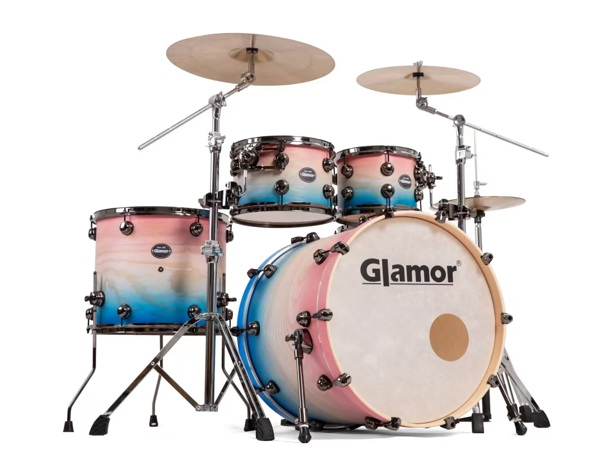 بريق طبل آلة موسيقية Enom 3 سلسلة قوس قزح انفجار نمط مجموعة طبلة مجموعات الطبول المهنية الحديثة