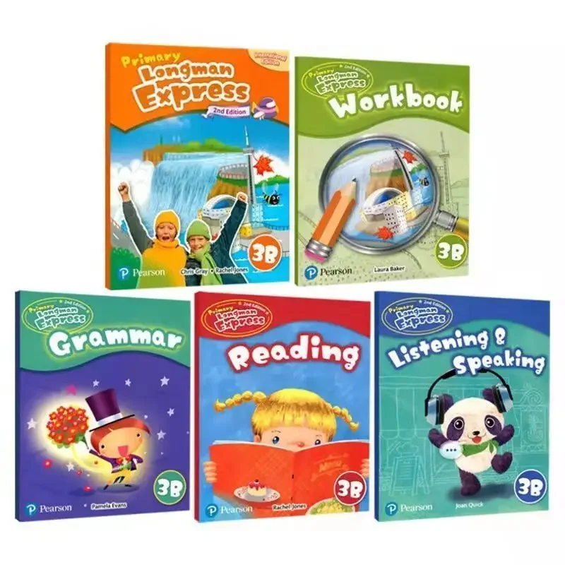 60 Books Primary English 1-6 Primary Longman Express Textbook +4 Workbooks Send Audio