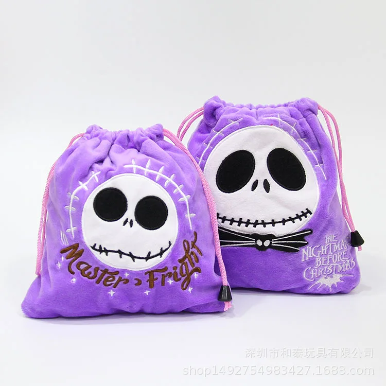 Disney De Nightmare Before Christmas L2213 Anime Tasje Cartoon Aangepaste Handtas Toevallige Tas Opslag Unisex Gift