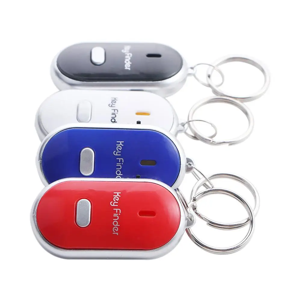 LED Whistle Key Finder blinkt piepen Anti-Lost Key finder Locator Tracker mit Schlüssel ring 4 Farben zur Auswahl