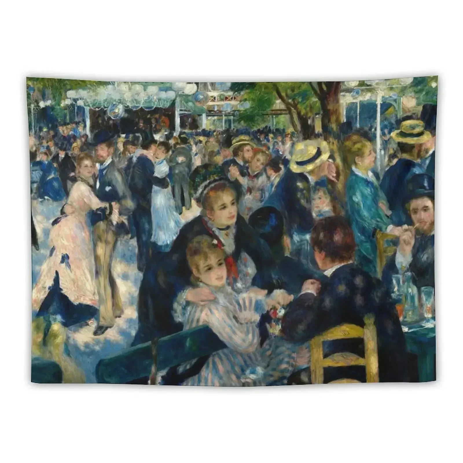 

Renoir - Dance at Le Moulin de la Galette, 1876 Tapestry Room Decor On The Wall Christmas Decoration Tapestry