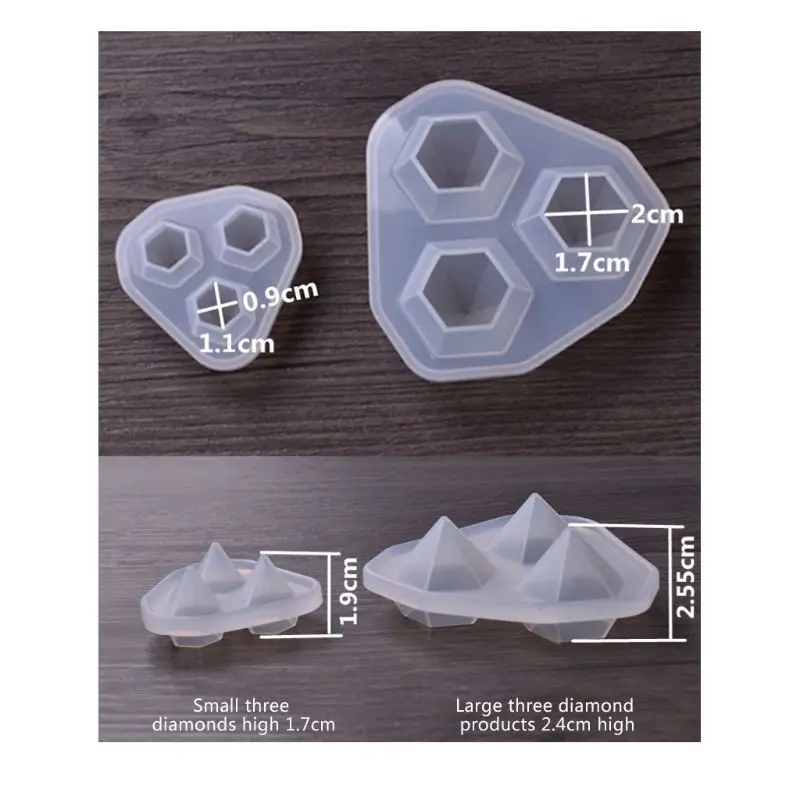 

Diy Crystal Epoxy Mold Silicone Mold for Pendant Diamond Mirror Craft Mold Dropship