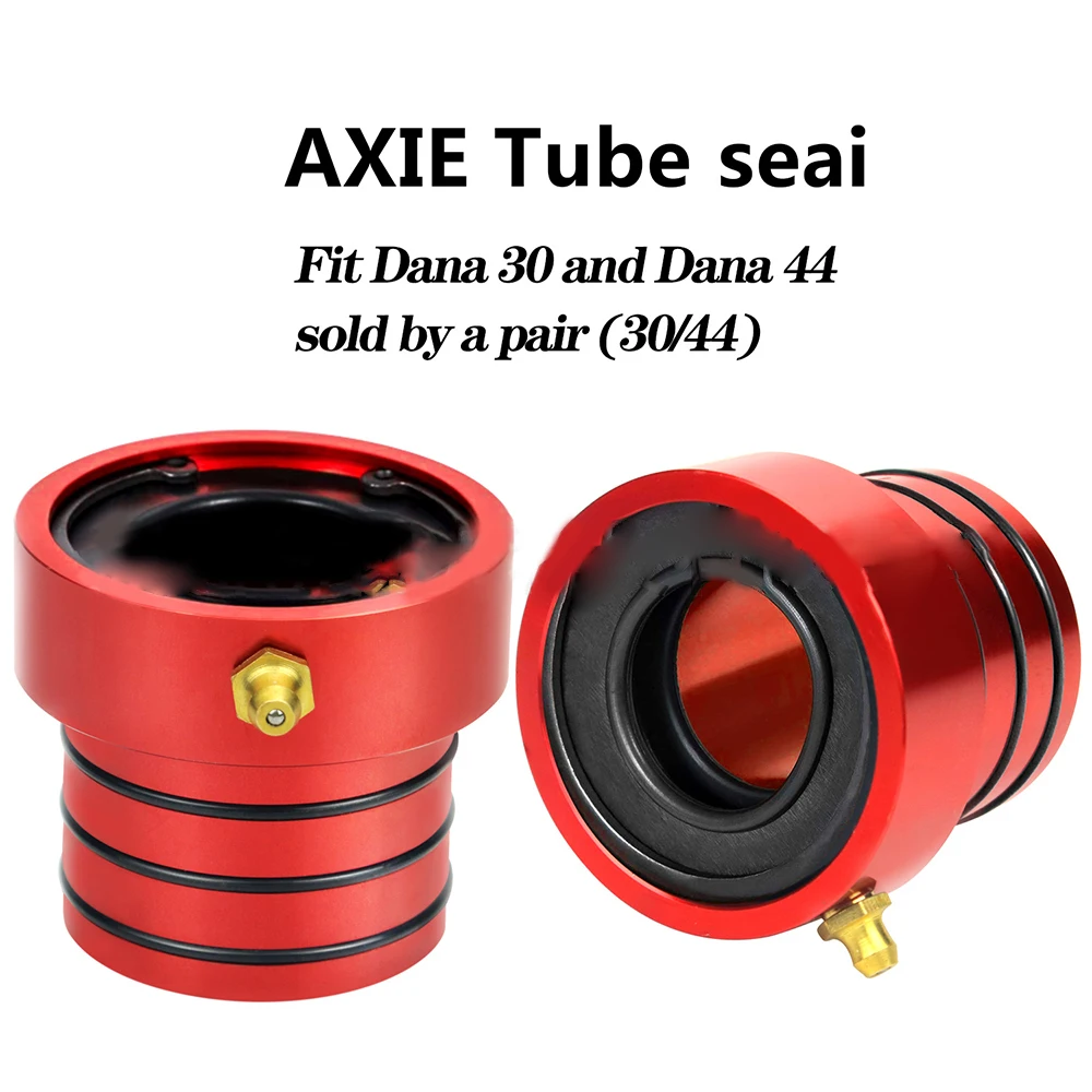 

Red Front Inner Outer Axle Tube Seal Kit For Jeep Wrangler JK TJ XY YJ