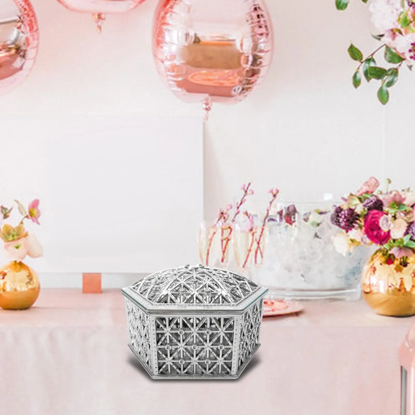 3xCreative Hexagon Candy Box Treat Gift Boxes Candy Boxes Bags Chocolate Packaging Box for Holiday