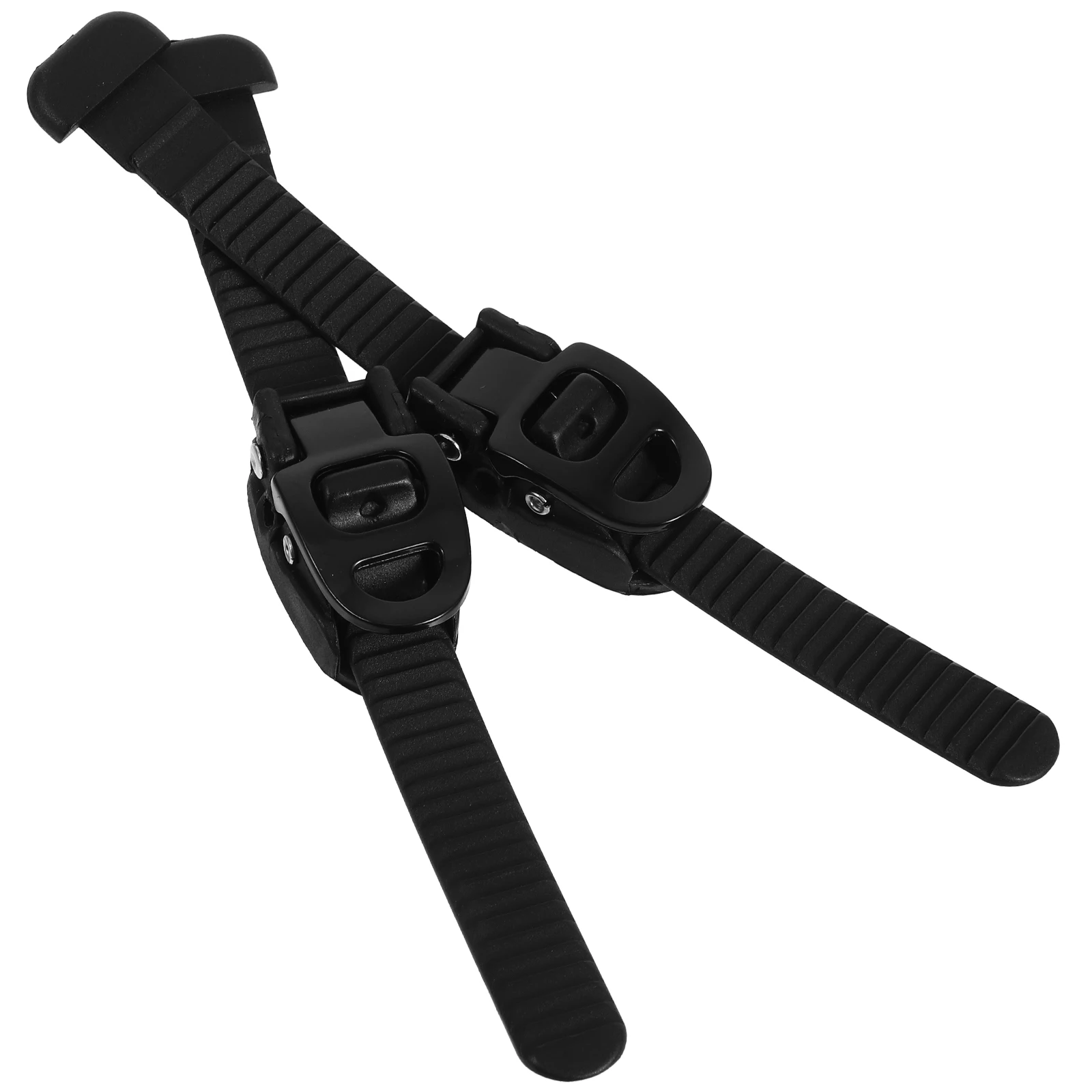2 Sets Roller Skate Buckle Straps T shaped Micro Adjustable Fixing Durable Skate Accessories Plastic