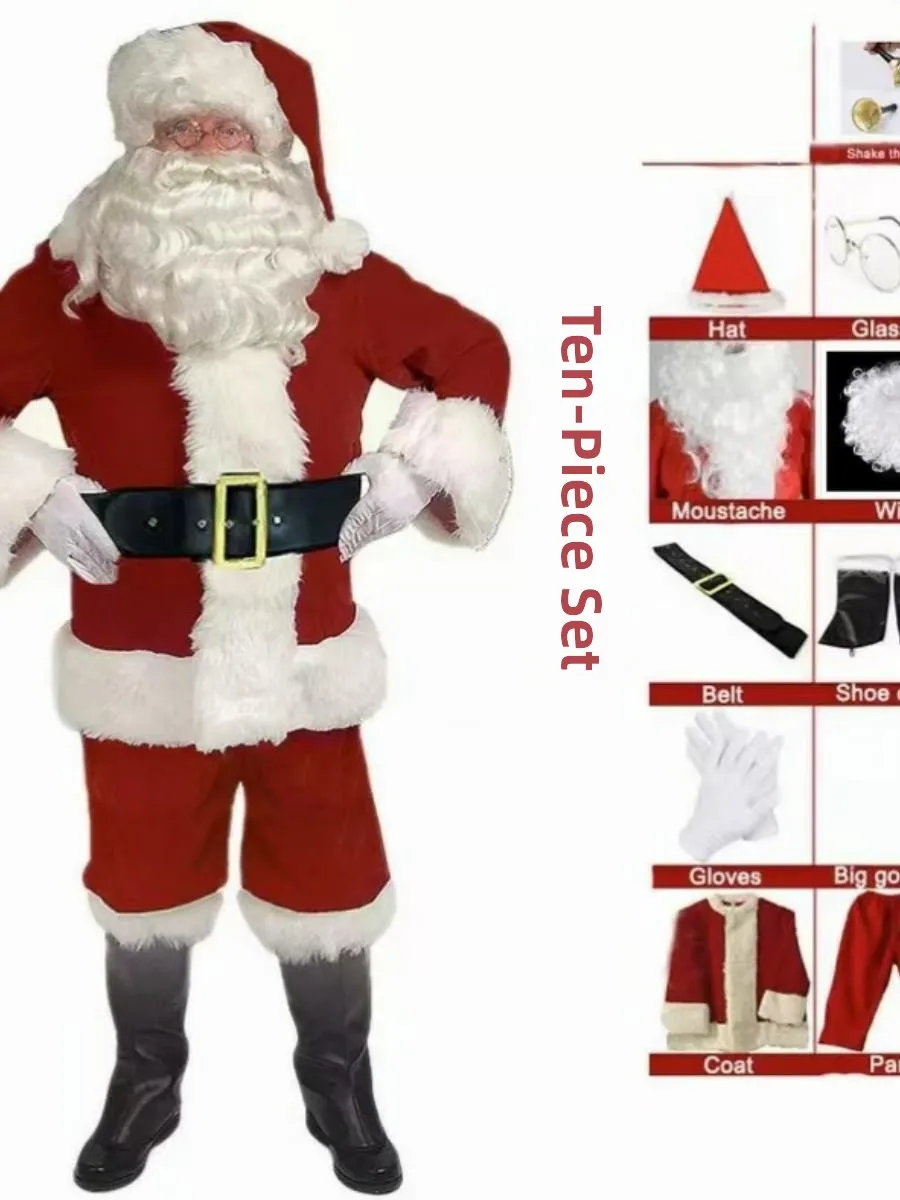 جديد Cisas S Claus زي مهرجان Aosphere تأثيري أداء الهالوين ملابس المرأة المرحلة العرقية زي