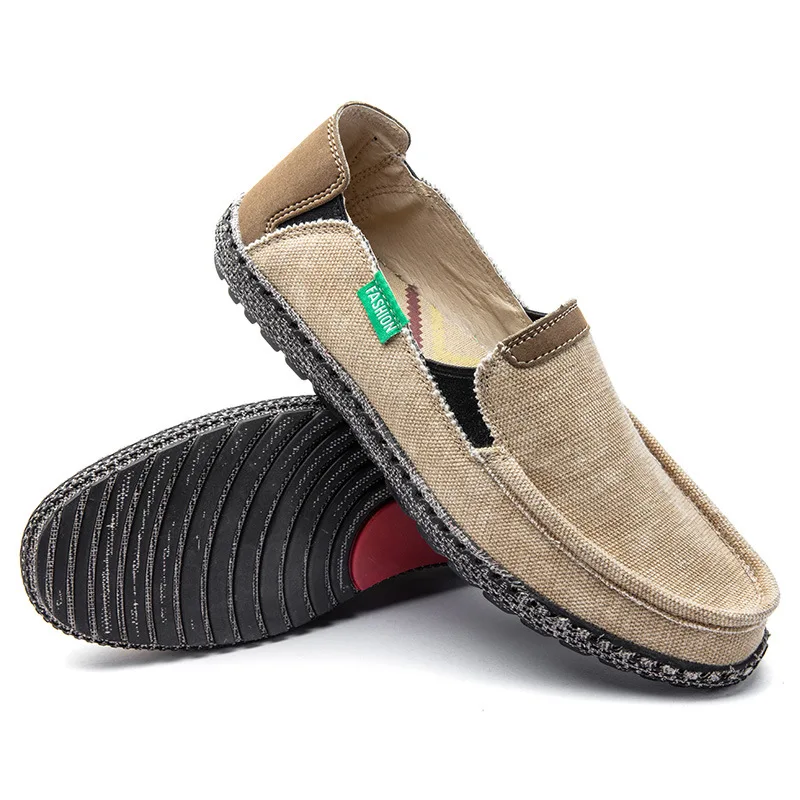 New Arrival Low Price Mens Breathable High Quality Casual Shoes Jeans Canvas Casual Shoes Slip On Men Fashion Flats Loafer view 4
