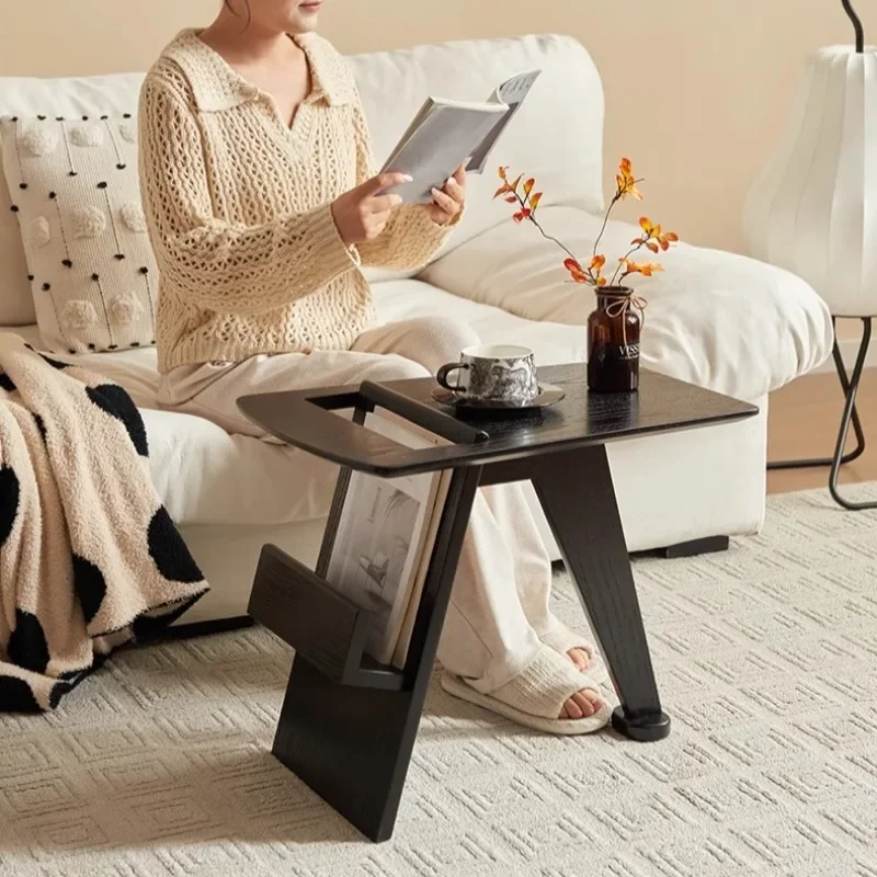 Nordic Solid Wood Coffee Tables Luxury Morden Multifunctional Coffee Tables Portable Household Mini Tables With Storage Space
