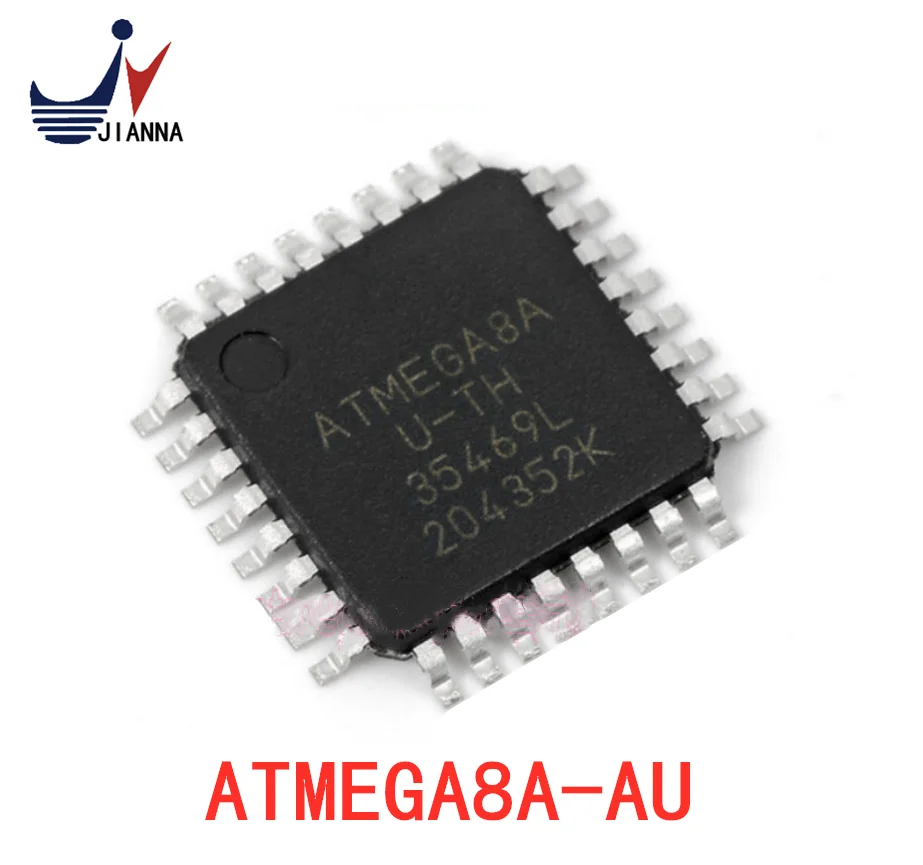 ATMEGA8A-AU Chip 8-bit microcontroller AVR Microcontroller TQFP-32 patch original