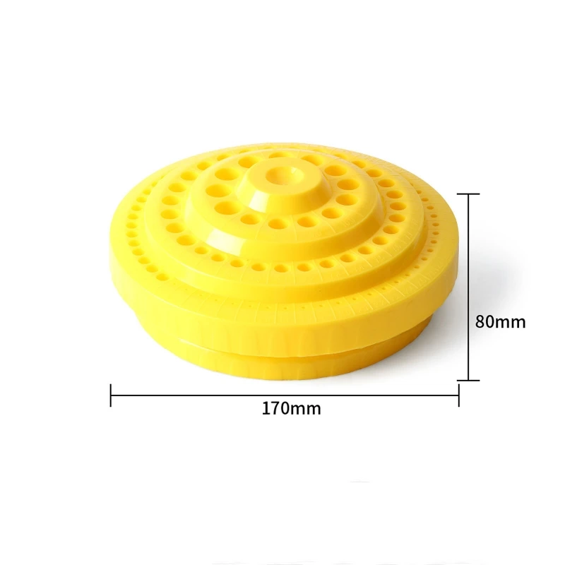 Dental Burs Storage Box, 360 Degree Rotating Organizer