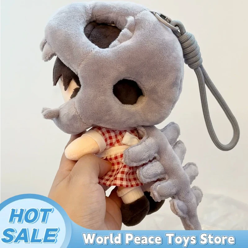Only Clothes For 15cm Cotton Doll Dinosaur Skeleton Clothes Keychain Bag Hanging Pendant Accessory For Cotton Doll Dress Up Set