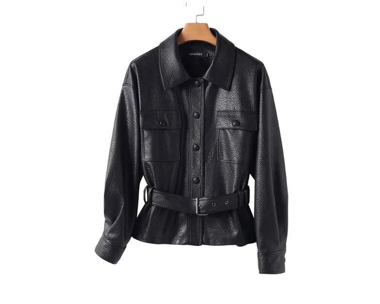 

Autumn/Winter Sheepskin Short-Sleeved Leather Jacket Coat 2026 Fashion Outerwear for Men Women