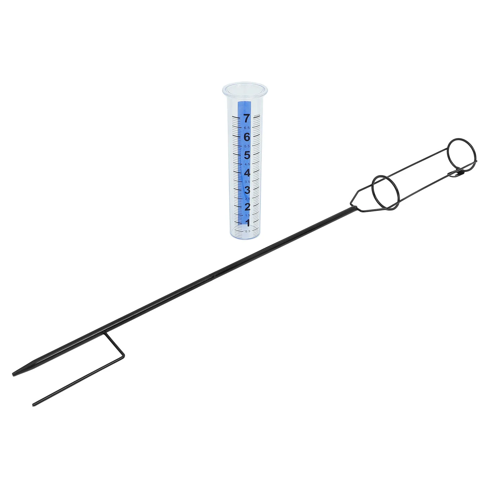 

Rain Gauge Outdoor Large Clear Numbers Freeze Proof Accurate Garden Rain Gauge With Iron Stake Yard Water Measuring Tool