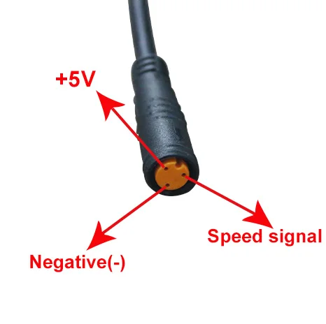 Halb-Drehgasgriff für Elektrofahrrad, wasserdichter Stecker (männlich/weiblich) für E-Bike, Roller und Mountainbike-Zubehör – Detail 4