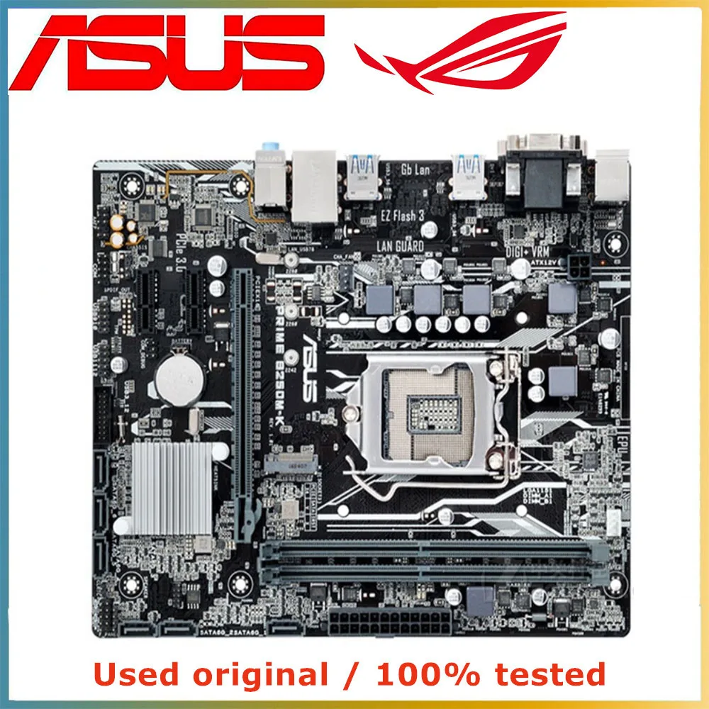 

For ASUS PRIME B250M-K Computer Motherboard LGA 1151 DDR4 32G For Intel B250 Desktop Mainboard SATA III PCI-E 3.0 X16