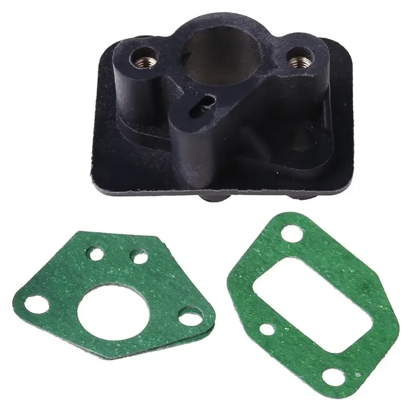 Replacement Part for 2x 40-5 43CC 52CC Intake Manifold Carburetor Base Connector Brush Cutter Parts Tools Admitting Pipe