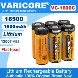 VariCore VC-1600C 18500 1600mAh 3.7V Lithium ion Rechargeable Battery for LED Flashlight Digital Camera Electric Toy